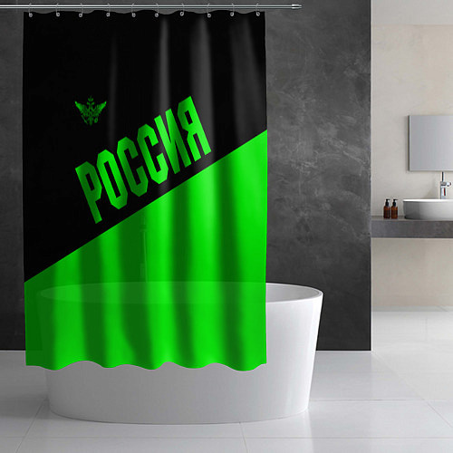 Шторка для ванной Россия / 3D-принт – фото 2