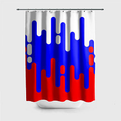 Шторка для душа Россия, цвет: 3D-принт