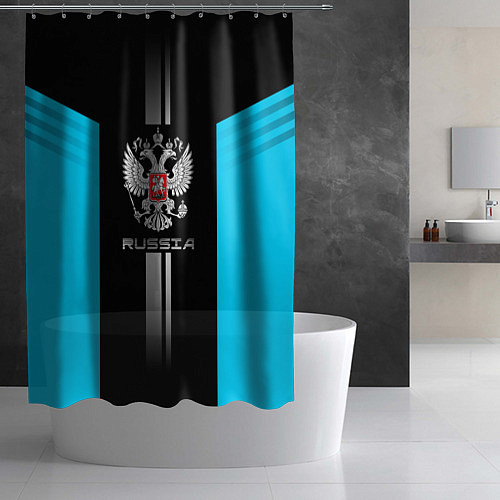 Шторка для ванной Russia / 3D-принт – фото 2