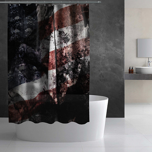 Шторка для ванной США / 3D-принт – фото 2