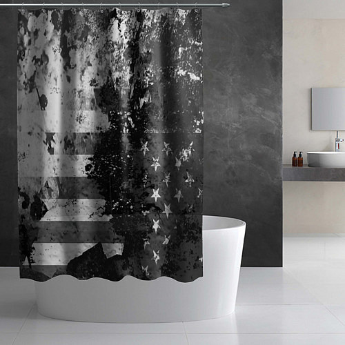 Шторка для ванной США / 3D-принт – фото 2