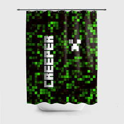 Шторка для душа MINECRAFT CREEPER, цвет: 3D-принт