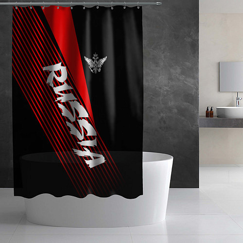 Шторка для ванной Russia / 3D-принт – фото 2