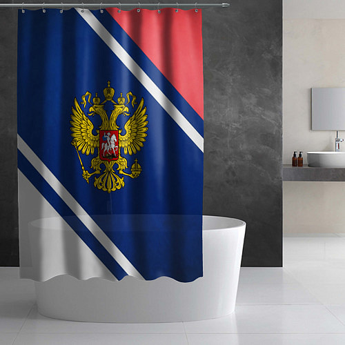 Шторка для ванной RUSSIA SPORT / 3D-принт – фото 2