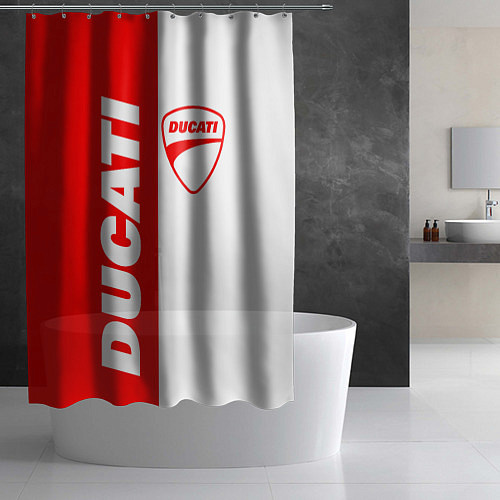 Шторка для ванной DUCATI 4 / 3D-принт – фото 2