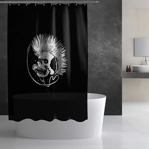 Шторка для ванной Панк Z / 3D-принт – фото 2