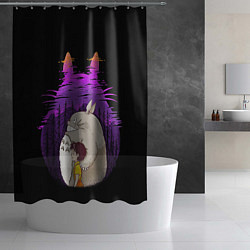 Шторка для душа Тоторо, цвет: 3D-принт — фото 2