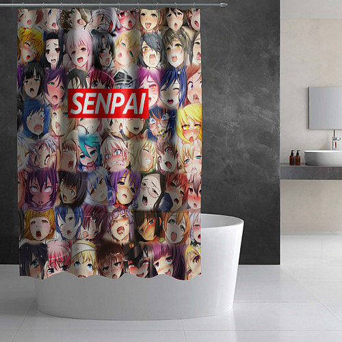 Шторка для ванной SENPAI СЕНПАЙ / 3D-принт – фото 2