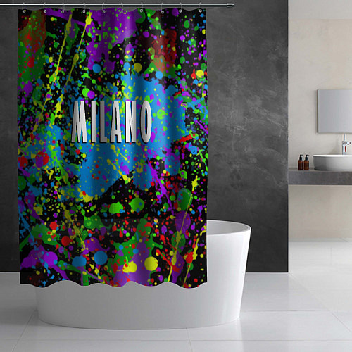 Шторка для ванной Milano - abstraction - Italy / 3D-принт – фото 2