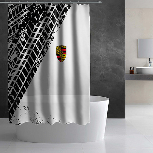 Шторка для ванной PORSCHE / 3D-принт – фото 2