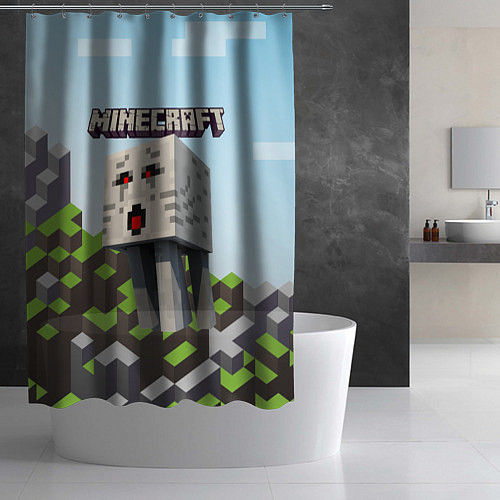 Шторка для ванной Minecraft / 3D-принт – фото 2