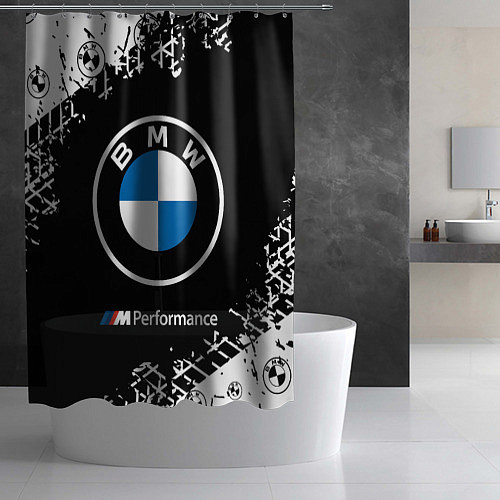 Шторка для ванной BMW БМВ / 3D-принт – фото 2