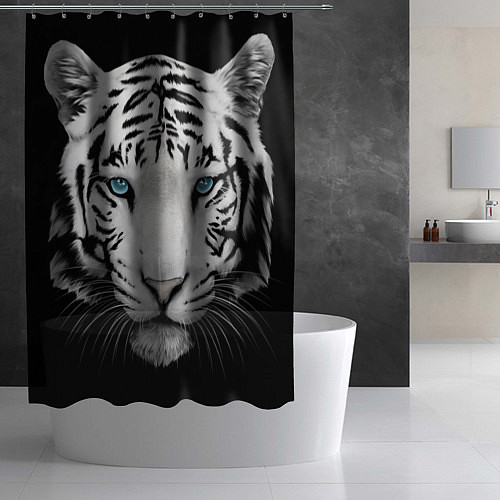 Шторка для ванной Тигр / 3D-принт – фото 2