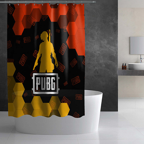 Шторка для ванной PUBG ПАБГ / 3D-принт – фото 2
