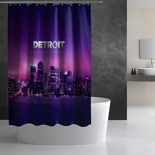 Шторка для ванной Detroit Become Human S / 3D-принт – фото 2