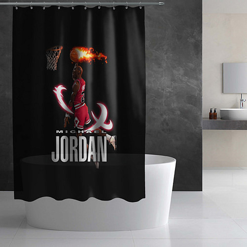 Шторка для ванной MICHAEL JORDAN / 3D-принт – фото 2