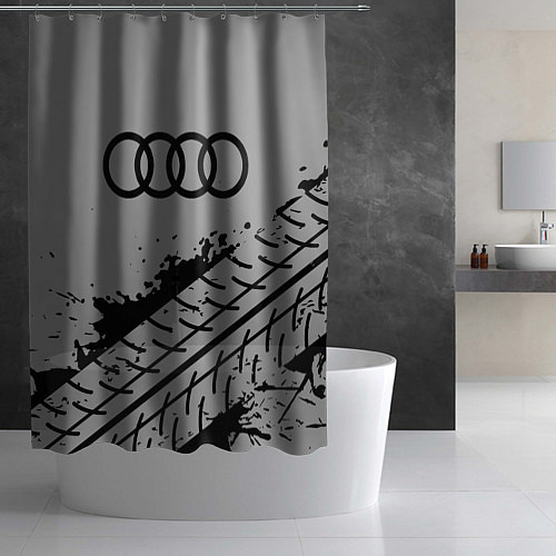 Шторка для ванной AUDI АУДИ / 3D-принт – фото 2