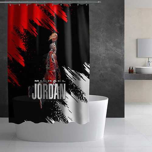 Шторка для ванной MICHAEL JORDAN / 3D-принт – фото 2