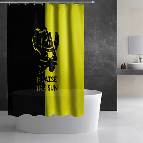 Шторка для ванной Praise the sun / 3D-принт – фото 2