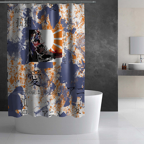 Шторка для ванной Самурай Чамплу / 3D-принт – фото 2