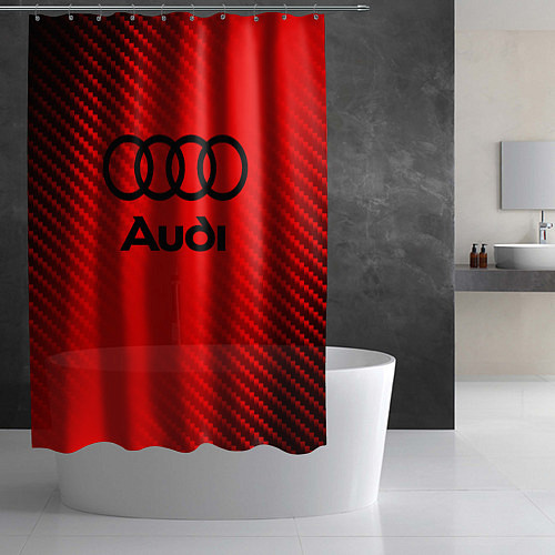 Шторка для ванной AUDI АУДИ / 3D-принт – фото 2