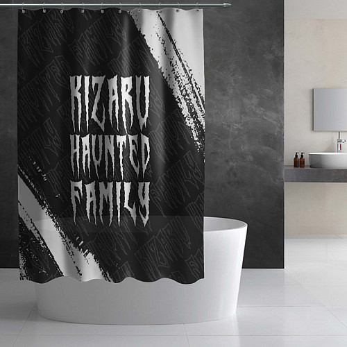 Шторка для ванной KIZARU КИЗАРУ / 3D-принт – фото 2