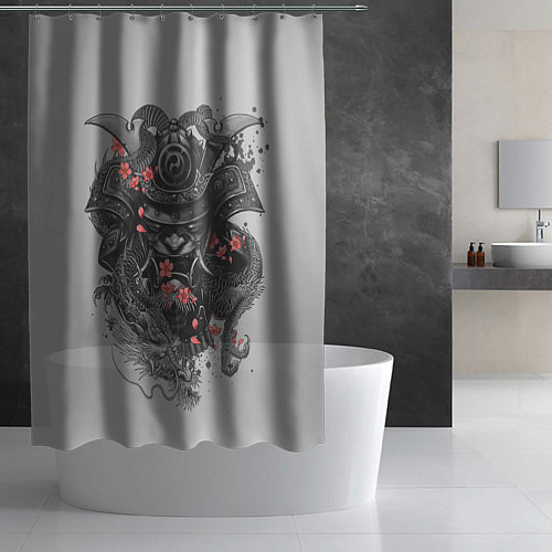 Шторка для ванной Samurai / 3D-принт – фото 2