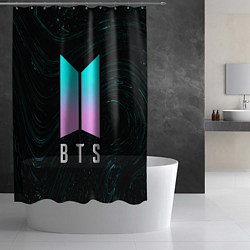 Шторка для душа BTS БТС, цвет: 3D-принт — фото 2