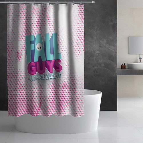 Шторка для ванной Fall Guys / 3D-принт – фото 2