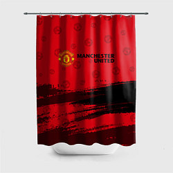 Шторка для душа MANCHESTER UNITED, цвет: 3D-принт