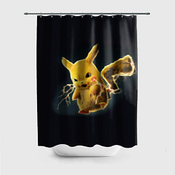 Шторка для душа Pikachu Pika Pika, цвет: 3D-принт