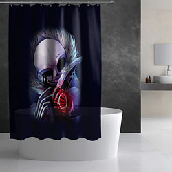 Шторка для душа UNDERTALE SANS, цвет: 3D-принт — фото 2