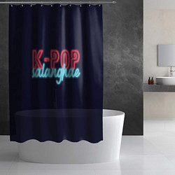 Шторка для душа LOVE K-POP, цвет: 3D-принт — фото 2