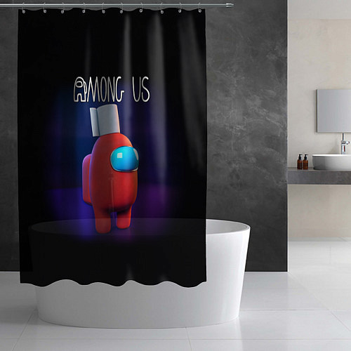Шторка для ванной AMONG US / 3D-принт – фото 2