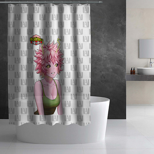 Шторка для ванной Моя геройская академия / 3D-принт – фото 2