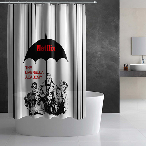 Шторка для ванной The Umbrella Academy Season 3 / 3D-принт – фото 2