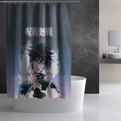 Шторка для душа Магическая битва, цвет: 3D-принт — фото 2