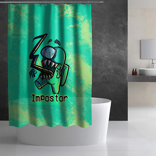 Шторка для ванной AMONG US IMPOSTOR / 3D-принт – фото 2