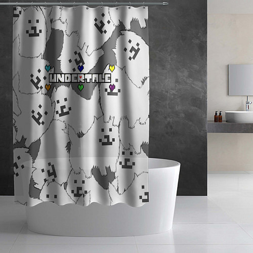 Шторка для ванной Undertale / 3D-принт – фото 2