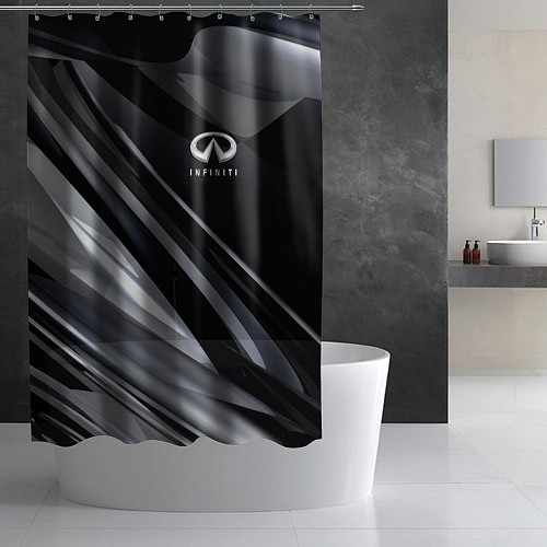 Шторка для ванной Infiniti / 3D-принт – фото 2