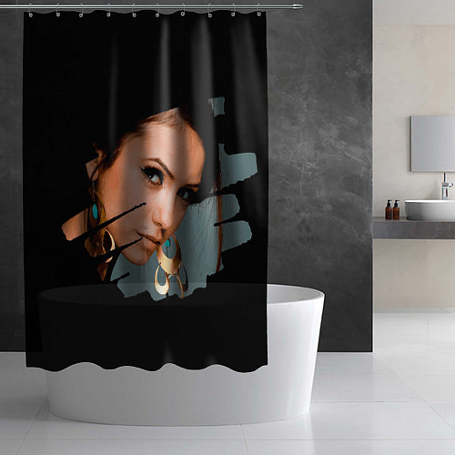 Шторка для ванной Дневники вампира / 3D-принт – фото 2