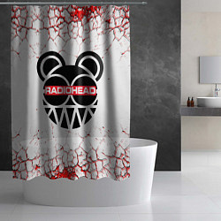 Шторка для душа Radiohead, цвет: 3D-принт — фото 2