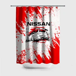 Шторка для душа Nissan, цвет: 3D-принт