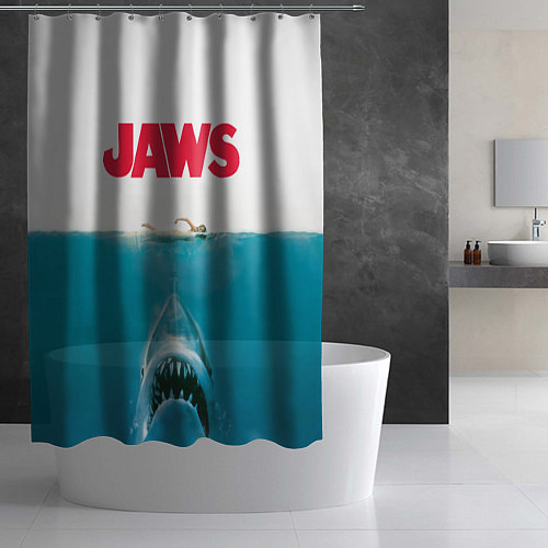 Шторка для ванной Jaws 1975 / 3D-принт – фото 2
