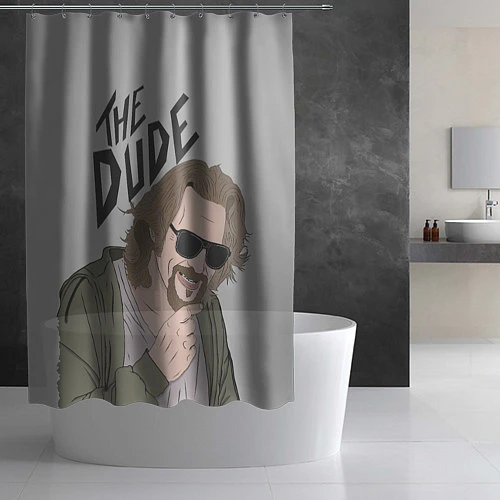 Шторка для ванной The Dude / 3D-принт – фото 2