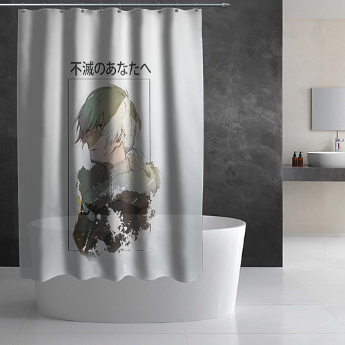 Шторка для ванной Для тебя бессмертный / 3D-принт – фото 2