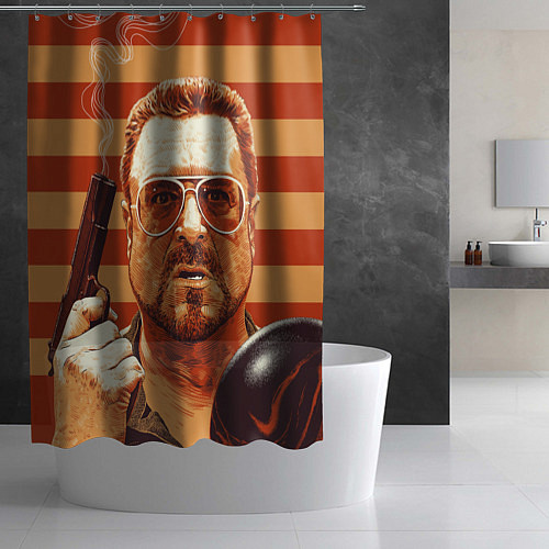 Шторка для ванной Walter Sobchak / 3D-принт – фото 2