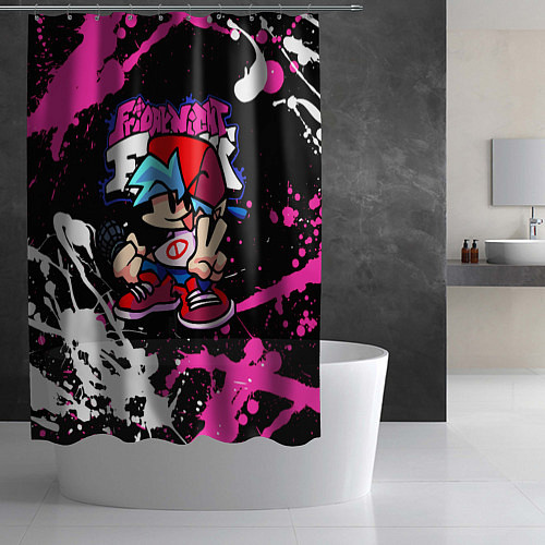 Шторка для ванной Boyfriend / 3D-принт – фото 2