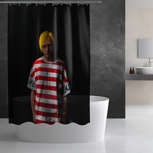 Шторка для ванной Андрей Федорович / 3D-принт – фото 2