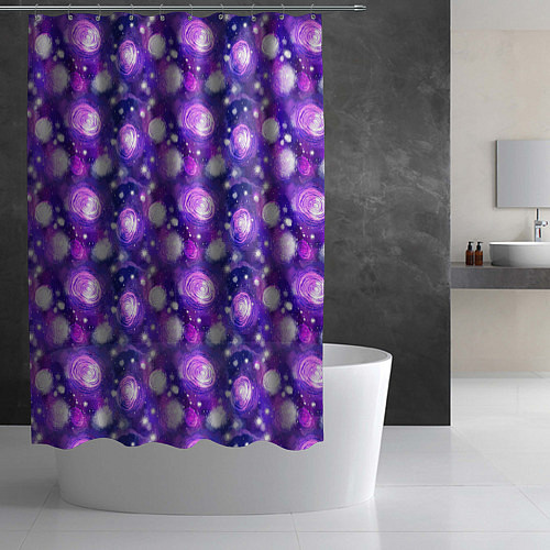 Шторка для ванной Galaxy / 3D-принт – фото 2